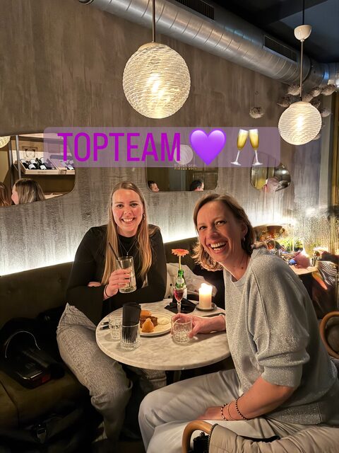 Ook buiten werktijd is het altijd gezellig 💪💜 #fysioflex #samensterk #groningen #werkplezier #t...